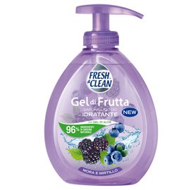 94261 Sapone Gel - liquido - mora/mirtillo - 300 ml - Fresh&Clean