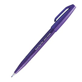 94284 Pennarello Brush Sign Pen - viola - Pentel