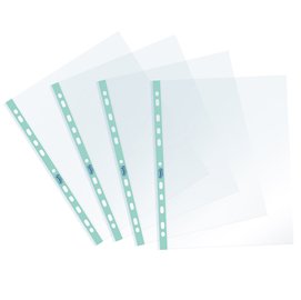 94519 Buste forate Pastel - c/ banda - liscia - 22 x 30 cm - azzurro - Favorit - conf. 25 pezzi