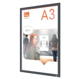 94853 Cornice Impression PRO - a clip - A3 - grafite - Nobo