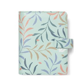 94931 Organiser Botanical - f.to Pocket 146 x 128 x 36 mm - con cinturino - menta - Filofax