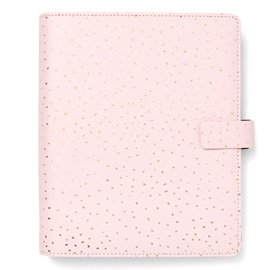 94937 Organiser Confetti - f.to A5 - 233 x 217 x 46 mm - con cinturino - rosa - Filofax