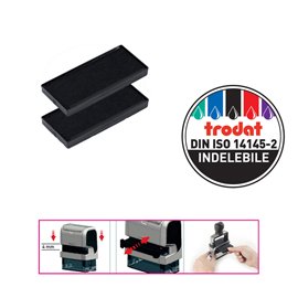 95258 Tampone 6/4931 - nero - Trodat - blister 2 pezzi