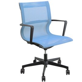 Poltrona direzionale Tekno TKN - con braccioli inclusi - blu - Unisit