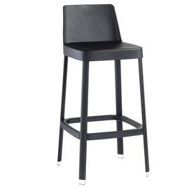 96508 Sgabello Tapas TAPSA - senza braccioli - nero - Unisit