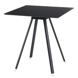 96510 Tavolo bar basso Tapas TAVTA - quadrato - nero - Unisit