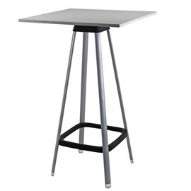 96514 Tavolo bar alto Tapas TAVTA - quadrato - grigio - Unisit