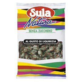 98548 Caramelle - gusto liquirizia - busta 1 kg - Sula