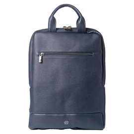 99386 Zaino slim Gate Trended - 28 x 38 x 10 cm - ecopelle - blu - In Tempo