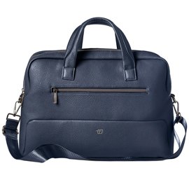 99387 Borsa Gate Trended - con manici - 41 x 30 x 15 cm - ecopelle - blu - In Tempo