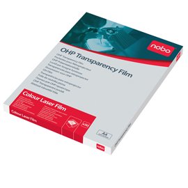 99717 Lucido per stampanti laser color - A4 - 100 micron - Nobo - conf. 50 pezzi