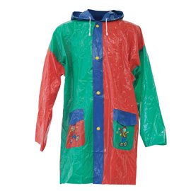 99842 Impermeabile bambino - taglia 6-8 anni - PVC - multicolor - Verdemax