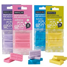 99964 Profumatore tab per asciugatrice - profumazioni assortite - Perfetto - conf. 2 pezzi