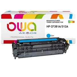 Armor - Toner Compatibile per Hp CF381A- Ciano - 2.700 pag