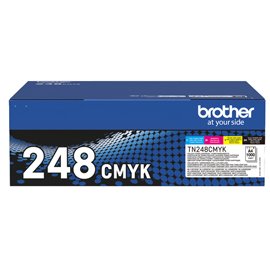 BROTN248VAL Brother originale - Value Pack Toner - BK/C/M/Y - TN248VAL - 1.000 pag