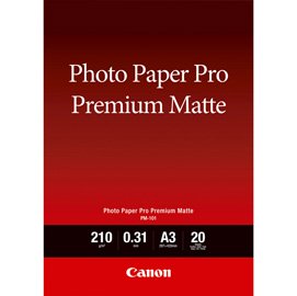 Canon - Carta fotografica Premium Matte PM-101 - A3 - 20 Fogli - 8657B006