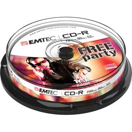 EMTC801052CB Emtec - CD-R - ECOC801052CB - 80min/700mb