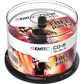 EMTC805052CB Emtec - CD-R - ECOC805052CB - 80min/700mb