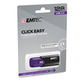 EMTD128GB113 Emtec - Memoria USB B110 USB 3.2 Click&Easy - viola - ECMMD128GB113 - 128 GB