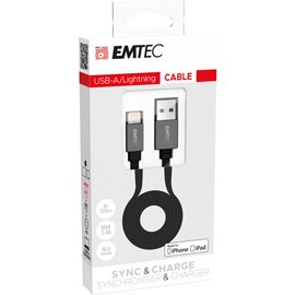 EMTDT700AP Emtec - Cavo USB-A to Lightning T700 - ECCHAT700AP