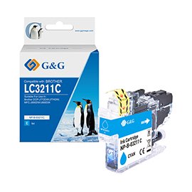 GGNINKLC3211C G&G - Cartuccia ink Compatibile per Brother DCP-J772DW/J774DWMFC-J890DW -Ciano