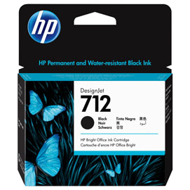 HP3ED71A Hp - Cartuccia Ink originale - 712 - Nero - 3ED71A - 80 ml