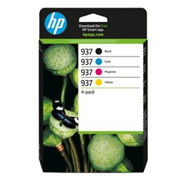 HP6C400NE Hp originale - Cartuccia 937 4-pack - BK/C/M/Y - 6C400NE