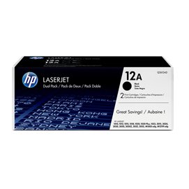 HPQ2612AD Hp - Confezione 2 Toner originale - 12A - Nero - Q2612AD - 2.000 pag cad