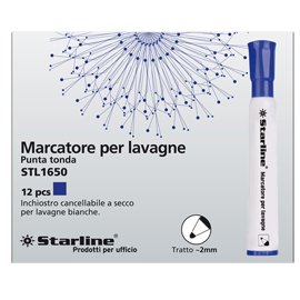 Marcatore per lavagne cancellabili Starline - punta tonda 2