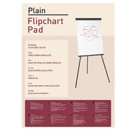 STL6409 Blocco per lavagna - 20 fogli - 65 x 98 cm - bianco - Starline