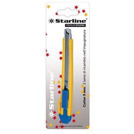 STL6704 Cutter Premium - con bloccalama - 2 lame incluse - 9 mm - Starline