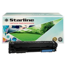 STLHCF531A Starline - Toner Ricostruito - per HP 205A - Ciano - CF531A - 900 pag