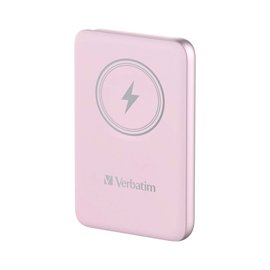 Verbatim - Power Bank Wireless - 10000 mAh - Rosa - 32248