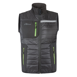 Gilet Wall - taglia M - PL - grigio/verde - U-Power