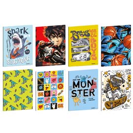 Maxiquaderno Kid Boy - A4 - rigo di 3a - 21 fogli - 80 gr - Blasetti