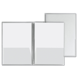 Cartella con doppia tasca Capri 69/T2 - A4 - PVC - trasparente liscio - Sei Rota - conf. 5 pezzi