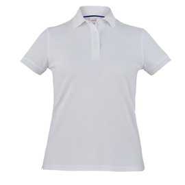100734 Polo Susan - da donna - manica corta - taglia L - bianco - Giblor's