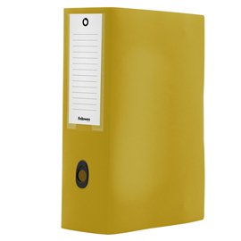Scatola progetto Plus HOLOS - 25 x 35 cm - dorso 10 cm - giallo sabbia - Fellowes