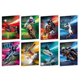 Maxiquaderno Sport Emotions - A4 - 4mm - 20+1 fogli - 80 gr - Blasetti