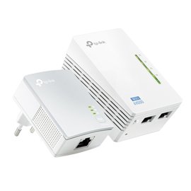 Starter Kit Powerline AV600 - Wi-Fi N 300Mbps con 2 porte Fast Ethernet - Tp-Link