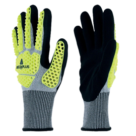 103130 Guanto antiurto EOS NOCUT VV909 - taglia 09 - giallo fluo/grigio - Deltaplus