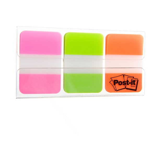 45656 Segnapagina Post-it Index Strong Medium - 686-PGOEU - 25 x 38 mm - colori vivaci - Post-it - conf. 66 pezzi