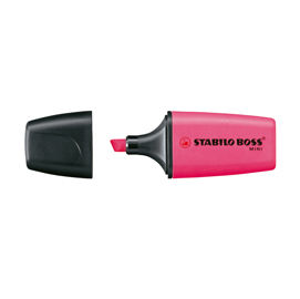 Evidenziatore Boss Mini - punta a scalpello - tratto 2 - 5 mm - rosa 56 - Stabilo