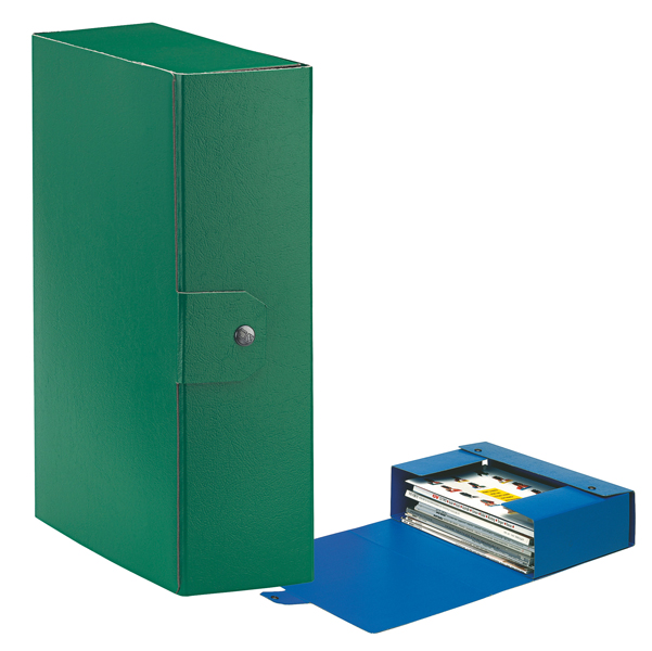 48356 Scatola progetto Eurobox - dorso 10 cm - 25 x 35 cm - verde - Esselte