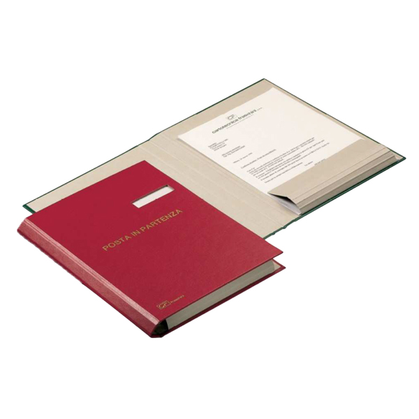 49437 Cartella portadocumenti - POSTA IN PARTENZA - 24x34 cm - Fraschini