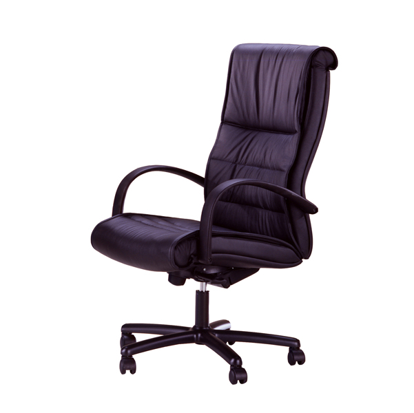 50374 Poltrona direzionale Gemini GMPY - pelle - con braccioli inclusi - nero - Unisit