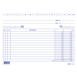 Schede - 2 colonne - 15 x 21 cm orizzontale - Edipro - conf. 100 pezzi