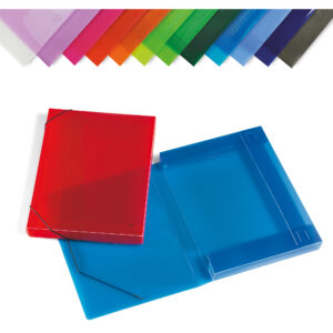 Cartella con elastici - PPL - dorso 3 cm - 35