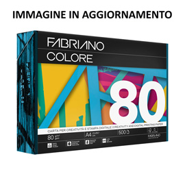 FabrianoColore - A4 - 80 gr - colori forti aragosta - Fabriano - conf. 500 fogli