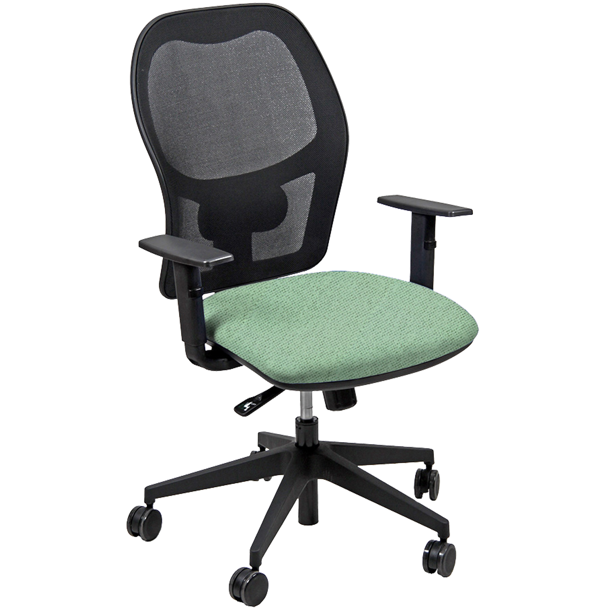 Seduta operativa Hubble HUHU - tessuto Chili - braccioli regolabili - verde acqua - Unisit